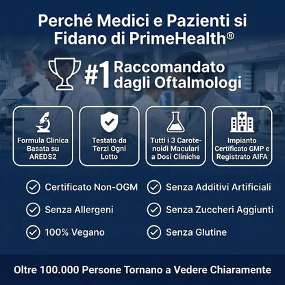 PrimeHealth Formula Avanzata per gli Occhi 15 in 1
