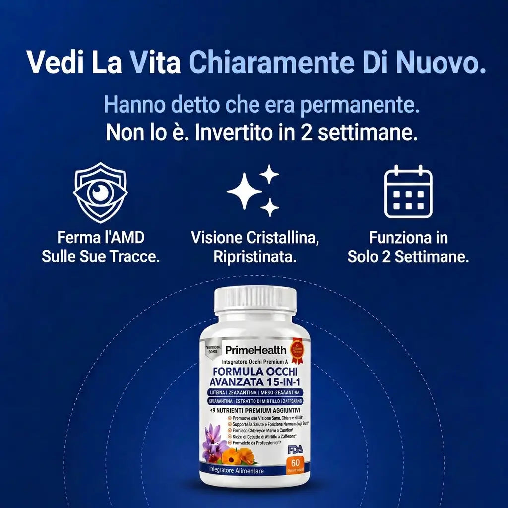 PrimeHealth Formula Avanzata per gli Occhi 15 in 1