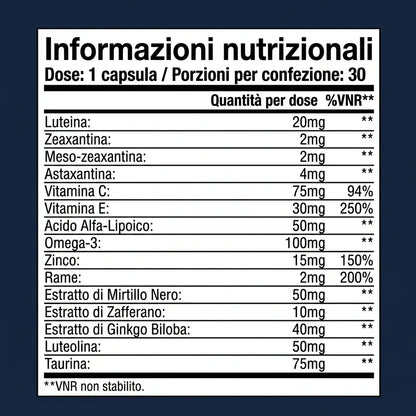 PrimeHealth Formula Avanzata per gli Occhi 15 in 1