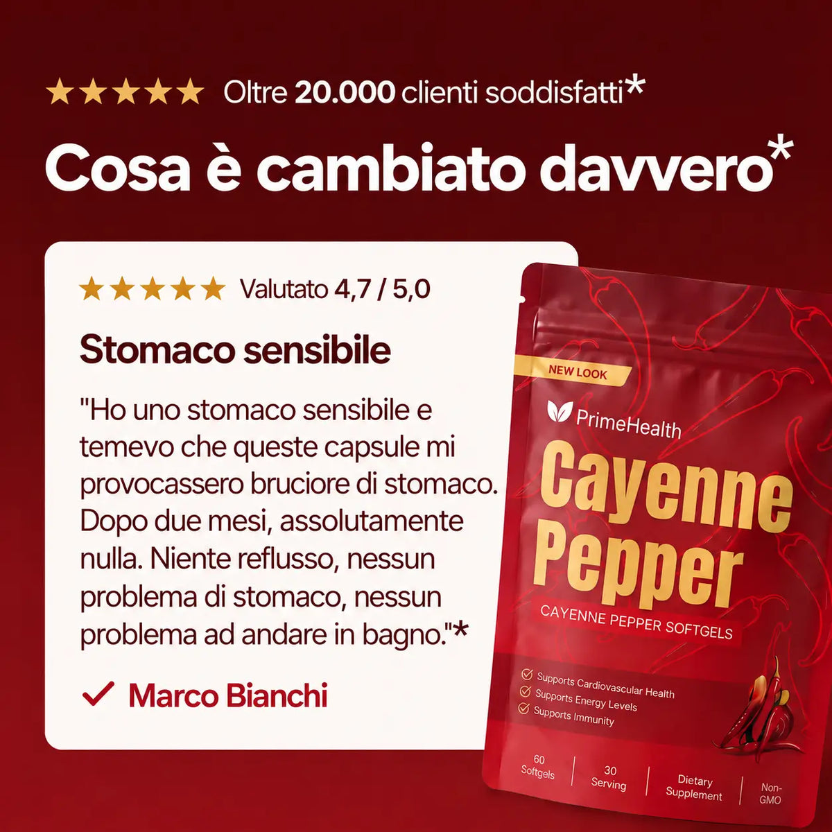 PrimeHealth Peperoncino di Cayenna