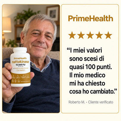 Nattokinasi alla massima potenza 10.000 FU — Supporto alla circolazione