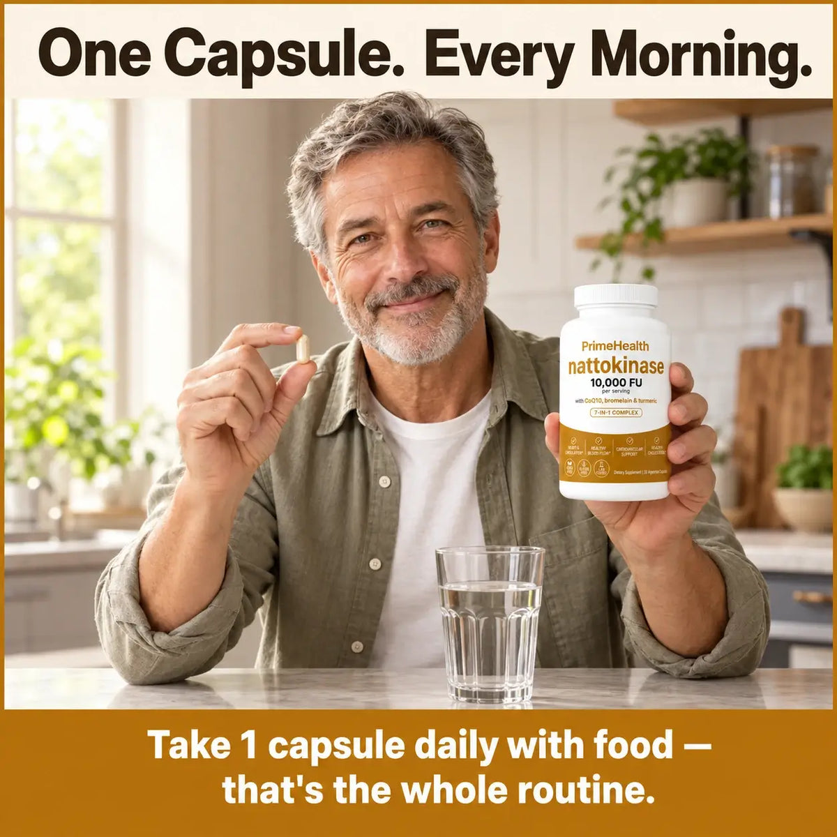 Max Potency Nattokinase 10,000 FU — Circulation Support
