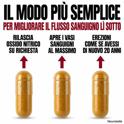 Capsule di Cacao Crudo PrimeHealth per Favorire la Circolazione Sanguigna e la Vitalità Maschile